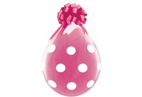 Q.18 Stuffer - Big Polka Dots - D.Clear- 25 stuks