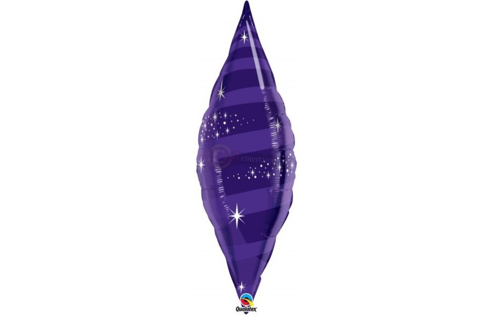 Taper Swirl Quartz Purple - 38 inch - Qualatex - SALE