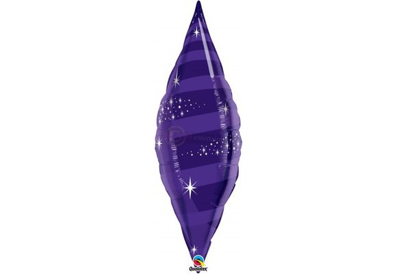 SALE > Taper Swirl Quartz Purple - 38 inch - Qualatex