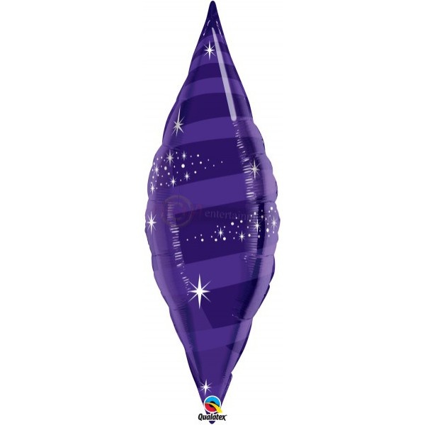 Taper Swirl Quartz Purple - 38 inch - Qualatex - SALE