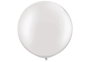 Qualatex 36 inch - Pearl - White - 2 Stuks.
