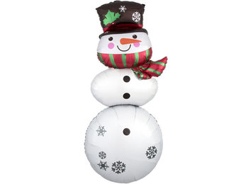 SALE > Snowman Stacker - Multi Balloon - A63cm x 154cm