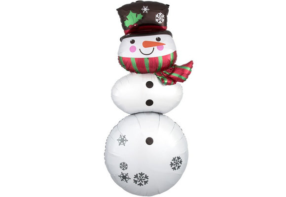 SALE > Snowman Stacker - Multi Balloon - A63cm x 154cm