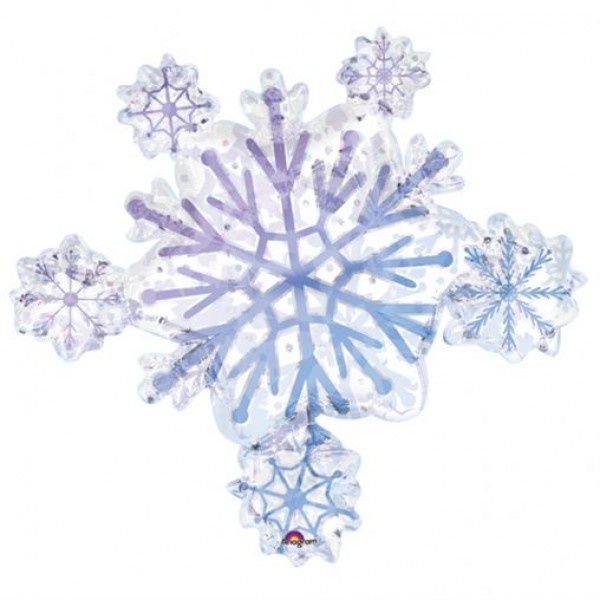 Snowflake Prismatic Shape - A80cm x 75cm
