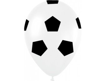 R12 - Voetbal/Soccer Ball - White 005 - 25 Stuks