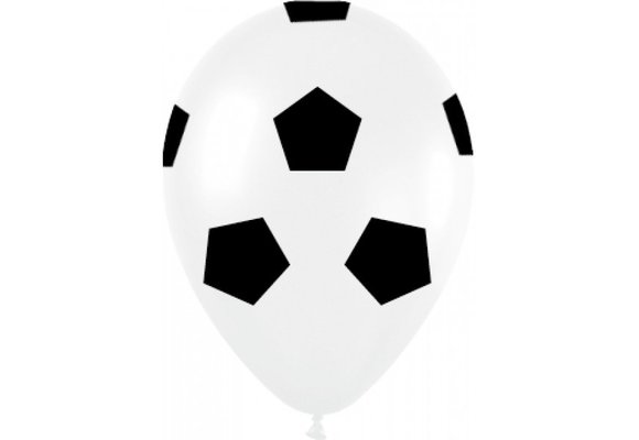 R12 - Voetbal/Soccer Ball - White (005) - 25 pcs