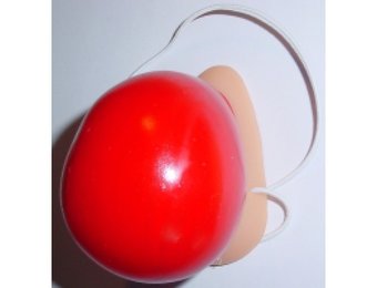 Clownsneus rubber met elastiek groot
