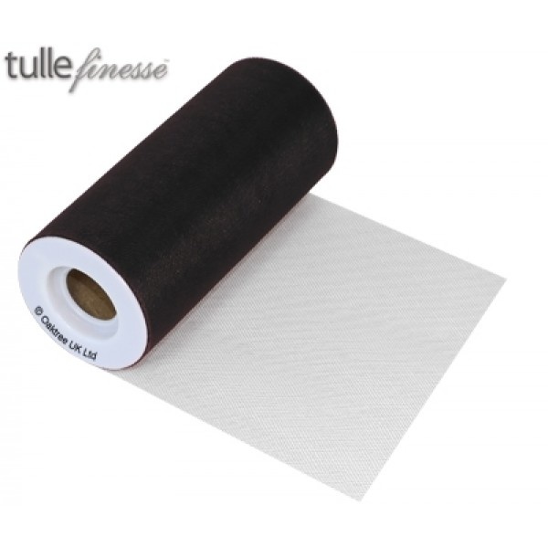 Tule - Black - 15cm x 22m