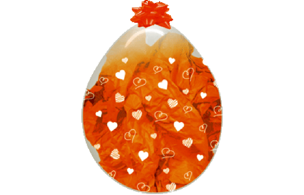 Sempertex 18 inch  Stuffer - Hearts - 25 Stuks