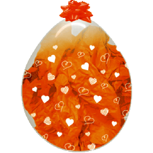 Sempertex 18 inch  Stuffer - Hearts - 25 pcs