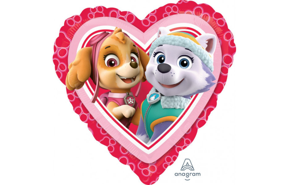 Paw Patrol Heart Love Girl - 18 inch - Anagram
