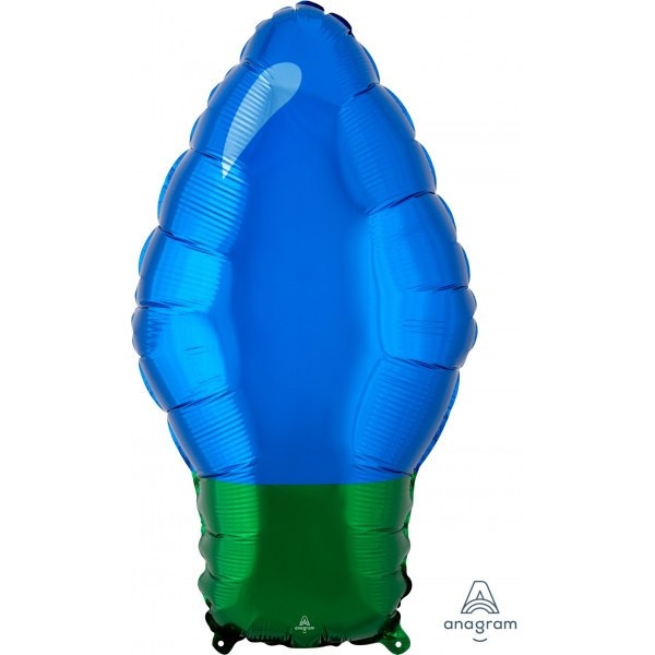Christmas Light Bulb - Blue - A27cm x 55cm