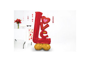 Airloonz - BIG LOVE Red - A73 x 147 cm