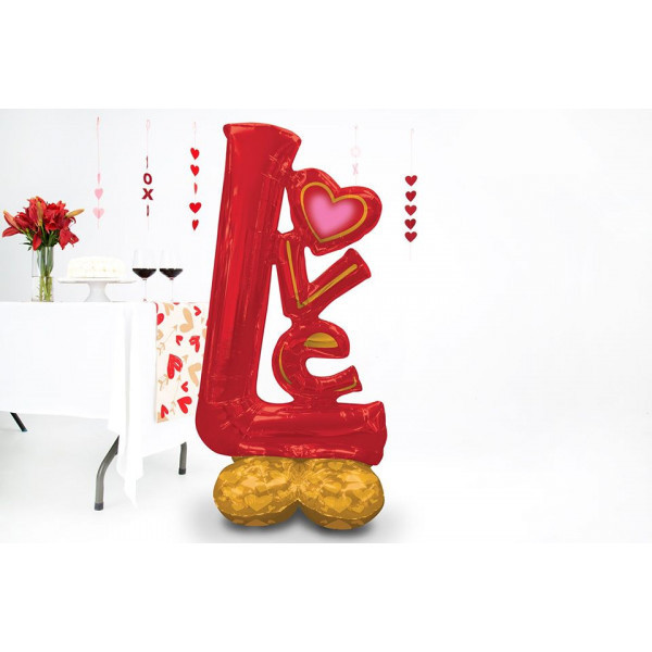 Airloonz - BIG LOVE Red - 73x147cm - Anagram