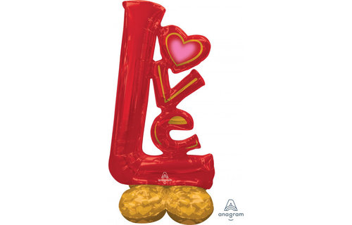 Airloonz - BIG LOVE Red - A73 x 147 cm