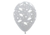 Sempertex 12 inch  - Graduation Hats - Silver 481