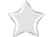 Star - Silver - Q4"/10cm - leeg