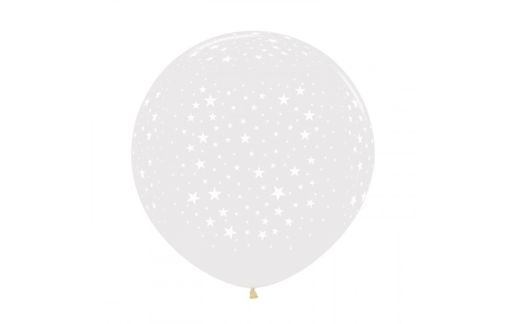 24 inch Sempertex - Stars - Clear 390