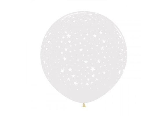 Sempertex 24 inch  - Stars - Clear 390