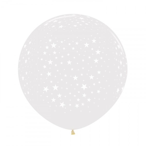 Sempertex 24 inch  - Stars - Clear 390