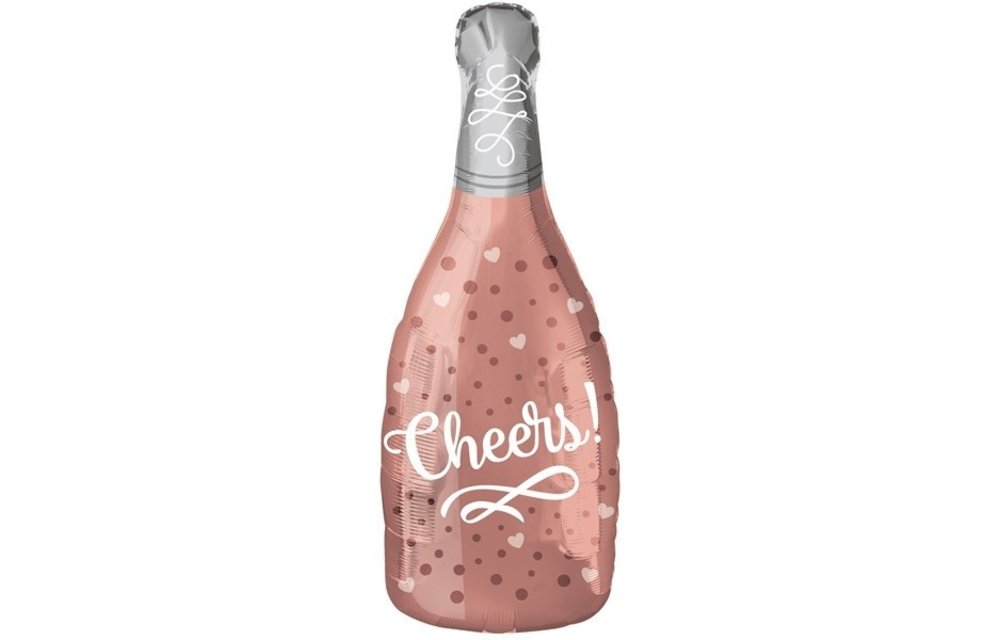 Champagne Bottle "CHEERS" Rosé - A25cm x 66cm
