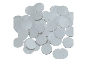 Confetti 15mm - Metallic Silver - 100gr
