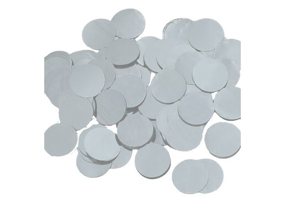 Confetti 15mm - Metallic Silver - 100gr