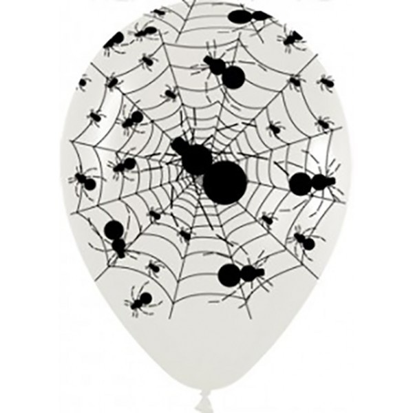 Sempertex 12 inch - Spiderweb - Clear 390 - 25 Stuks