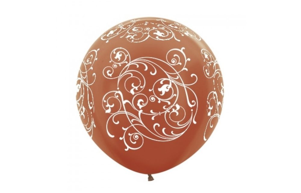 24 inch Sempertex - Filigree - Metallic Copper 573 - 3 Pieces