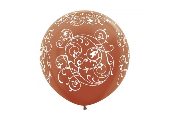 R24   - Filigree - Metallic Copper 573 - 3 pcs