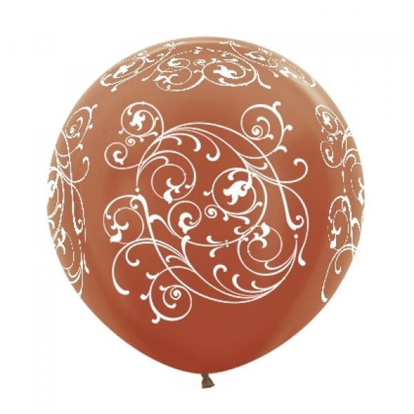 24 inch Sempertex - Filigree - Metallic Copper 573 - 3 Pieces