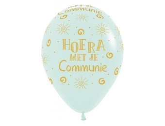 R12 - Hoera Communie - Pastel Matte Green 630 - 25 Stuks