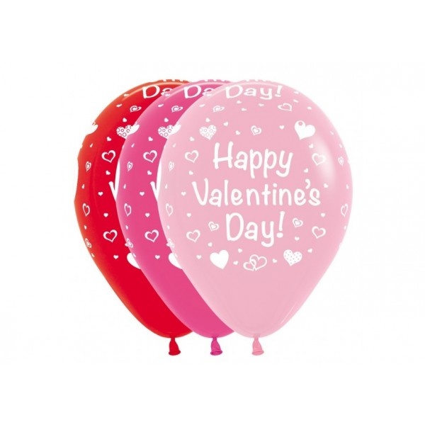 Sempertex 12 inch  - Happy Valentins Day - Assortment