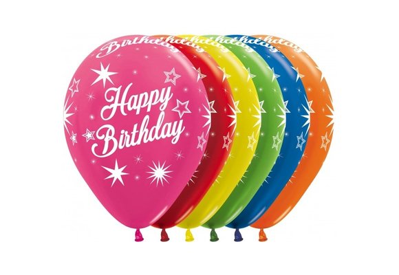 R12 - Happy Birthday - Metallic Ass - 25 ct