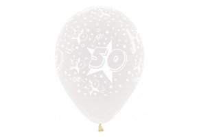 R12 - Cijfer 50 - Crystal Clear 390 - 25 Stuks