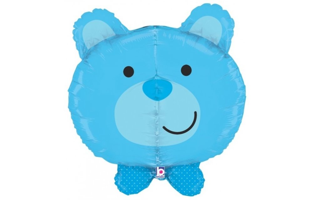 3D Baby Boy Bear - 27 inch - Betallic - SUPERSALE