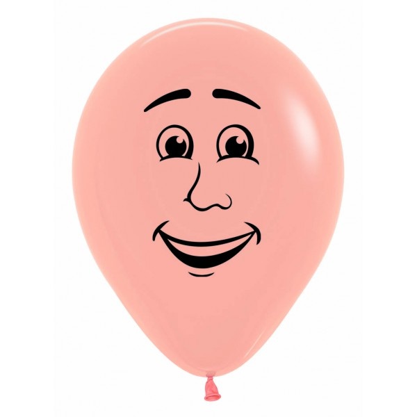 Sempertex 12 inch - Man's Face - Peach Blush 060