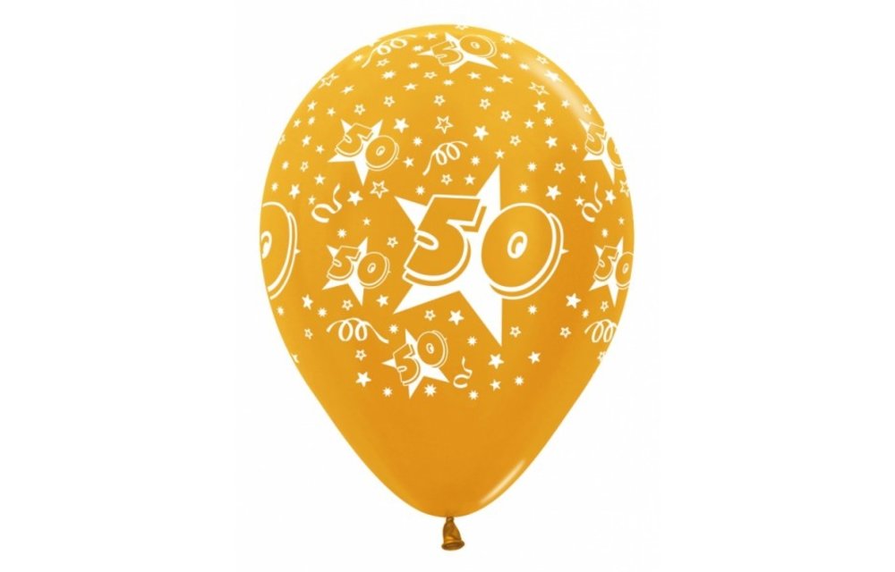 Sempertex 12 inch  - Cijfer 50 Gold 570 - 25 pcs