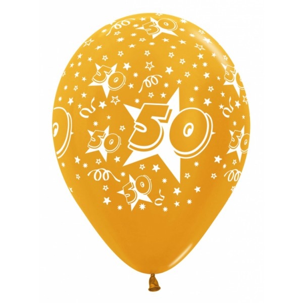 Sempertex 12 inch  - Cijfer 50 Gold 570 - 25 pcs