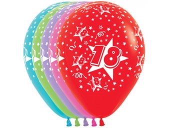 SALE > Sempertex 18 inch  - Cijfer 18 - Assortiment