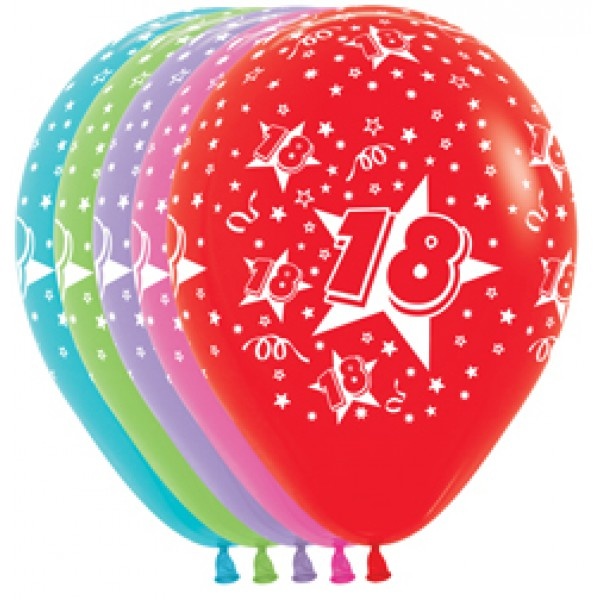 ACTIE - Sempertex 18 inch  - Cijfer 18 - Assortiment - SALE