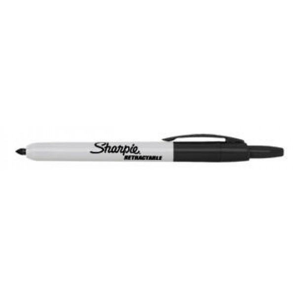 Sharpie Fine Point Marker - Retractable Black - SALE