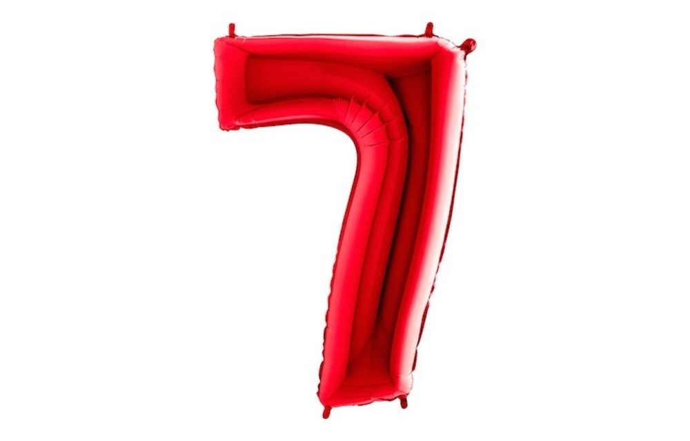 Cijfer Red 7 - Grabo - 40 inch