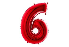 Cijfer Red 6 - Grabo - 40 inch