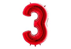 Cijfer Red 3 - Grabo - 40 inch