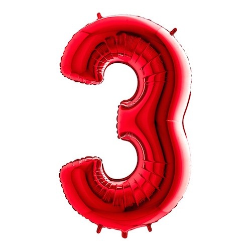 Cijfer Red 3 - G40"/101cm