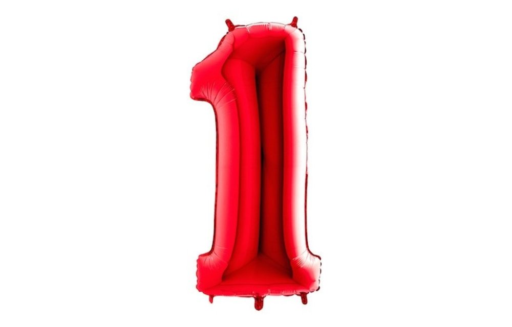 Cijfer Red 1 - Grabo - 40 inch