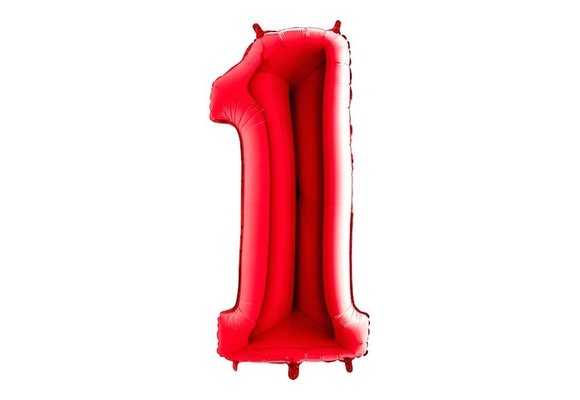 Cijfer Red 1 - Grabo - 40 inch