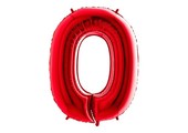 Cijfer Red 0 - G40"/101cm