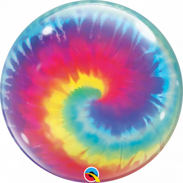 BUBBLE Tie Dye Swirls - 22 inch - Qualatex